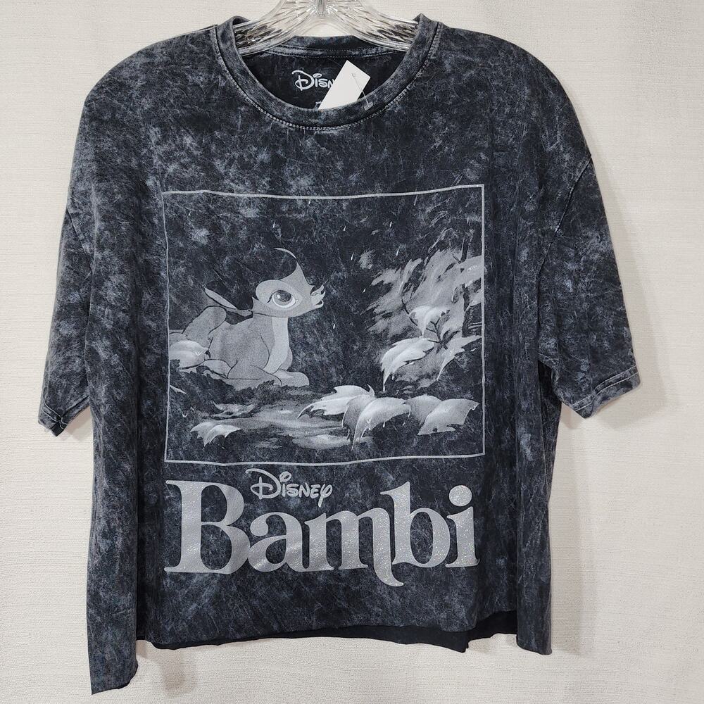 Disney Bambi cutoff shirt Junior large